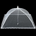 Miniatyrbillede 3 af 5: Mesh Pop-up Spiseparaply - Stilful Beskyttelse Til Dine Måltider Hvid