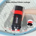 Miniatyrbillede 4 af 6: Protein shaker flaske 16oz shaker flaske til proteinshakes, protein shaker med opbevaring og mix kugle, 3 lag lækagesikker protein flaske red