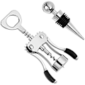 Miniatyrbillede 4 af 5: Upgrade Wing Corkscrew Vinåbner med Vinstop