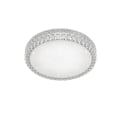 Miniatyrbild 1 av 2: LED-taklampa, akryl, integrerad, 18 W, transparent, diameter 38,5 cm, vit