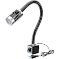 Miniatyrbilde 1 av 4: Maskinlampe med magnetisk base, 9w LED dreiebenklampe, fleksibel, vanntett, med magnetisk base for verksted, dreiebenk, CNC