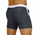 Miniatyrbillede 3 af 5: Herre Hurtigtørrende Badebukser Strandshorts Board Spa Trunks Strækbare Fitness Shorts Briefs med Justerbar Snøre (38, 2XL)