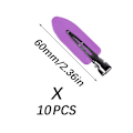 Pikkukuva 2 / 5: Saumattomat hiuspidikkeet, 10 kpl hiuspinni kiharaklipsejä, hiuspidikkeet, hiusneulat, luo muodikkaan kampauksen, violetti purple
