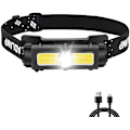 Pikkukuva 1 / 5: Tehokas 1000 lumenin otsalamppu, ladattava LED-otsalamppu