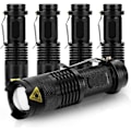Miniatyrbillede 1 af 5: Mini LED lommelygte, 5 stk. 350 lumen 3 tilstande (ingen batteri)