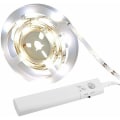 Miniatyrbilde 3 av 4: Sensor Garderobe Lys, 1M LED Stripe Lys Nattelys, 6000K Kald Hvit, Automatisk På/Av, Batteridrevet