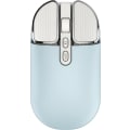 Miniatyrbilde 1 av 5: Trådløs mus, 2.4G oppladbar stille slank datamus med USB-mottaker 3 DPI, Tilbake til skrivebords-knapp for PC bærbar datamaskin stasjonær C