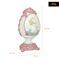 Miniatyrbillede 3 af 4: Pizza Ornament Æg Kanin Ornamenter Kreative Tegneserie Malede Æg Hjem Soveværelse Vindue Dekorationer 1stk Sæt Statue (A, One Size)