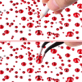 Pikkukuva 4 / 5: 2000 kappaletta litteitä takakivisiä, 6 kokoa (punainen)