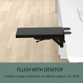 Miniatyrbillede 3 af 5: Ergonomisk skrivebordsudvidelse, 11,8\"x5,9\" stansfri (ahorn)