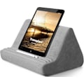 Pikkukuva 1 / 7: Pehmeä Tablet-telinetyyny taskulla, Tablet-tyynyteline, säädettävä 3 katselukulmaa, Lazy Holder -teline sängylle sohvalle, yhteensopiva iPad-tablettien kanssa Grey