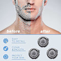 Miniatyrbillede 4 af 5: 6 stk. Sh50 reservedele til Series 5000 barbermaskiner, S5000 S5420 S5380 S5351 Multiprecision-blad