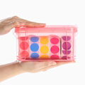 Miniatyrbillede 4 af 5: 3 stk. indekskortboks i plast, flashkort-holder, 3 x 5 tommer, opskriftskort-opbevaringsorganisator, farvet fotoboks til arkivering af noter, adresser, opskrifter