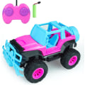 Miniatyrbild 1 av 5: Rc-bil leksak för flickor pojkar barn småbarn, 1:18 rosa