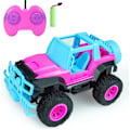Pikkukuva 1 / 5: Rc-autolelu tytöille, pojille, lapsille, taaperoille, 1:18 vaaleanpunainen