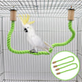 Miniatyrbillede 1 af 5: 2 stk. Fugletov Perch Swing, Fuglebur Stang Stang, 80 cm