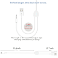 Miniatyrbillede 5 af 5: Hjælpekabel til iPhone, Lightning til 3,5 mm Aux-kabel 2 i 1