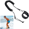 Miniatyrbild 4 av 5: Surfleash 5,5 mm justerbar SUP spolad, svart
