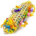 Miniatyrbild 4 av 5: Fågel tuggleksaker foderhackare leksak papegoja bur hackare leksak fågel loofah leksaker foder hängande leksak för papegoja, fågel leksak