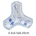 Pikkukuva 5 / 5: T-muotoinen lapsiturvallinen pehmeä kulmasuojus läpinäkyvä pöydän kulmasuoja silikonisuojus (4 kpl) 4pcs