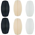 Miniatyrbilde 1 av 4: 3 Par Silikon BH-Stroppputer, Sklisikker Smertelindring Skulderputer, 9 X 5 Cm BH-Stropp Puteholder