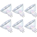 Miniatyrbilde 1 av 5: Mr16 Halogen Lyspærer 50w 12v Gu5.3 Spotlight Pære Dimbar, 4000 Timer Ekstra Lang Levetid, 36 Graders Strålevinkel