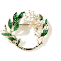 Miniatyrbillede 1 af 4: Lily Of The Valley Brosche Gaver, Dronning Elizabeths Yndlingsblomst