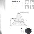 Miniatyrbilde 3 av 5: Dome Myggnetting, Seng Myggnetting Stor Polyester Myggnetting