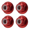 Aluminiumlegering M4 RC Bilmuttrar, 4 mm Innerdiameter, 1/10 Fjärrkontrollfordonstillbehör