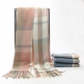 Miniatyrbilde 2 av 4: Kvinners skjerf sjekket pashmina stoles oversized høstskjerf vinterskjerf sjekket tartan skulderskjerf rutete teppe skjerf mote skjerf mykt varmt