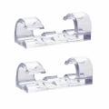 Miniatyrbilde 1 av 5: Kabelholder Smart - Transparent og Selvklebende 40 Pakning