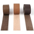 Miniatyrbillede 4 af 5: Mikrofiber Læderrem 2 Meter Lang til Kunsthåndværksprojekter Tøj Smykker Indpakning Værktøj brown 2.5cm