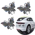 3 st kristallbilsdekaler, Bling Butterfly Car Sticker Decal