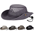 Miniatyrbild 1 av 5: Solhatt UV-skydd Bucket Hat Sommarhattar (Grå)