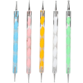 Miniatyrbilde 1 av 5: Dotting Tools Set, 5 stk  Nail Art 2 Way Dotting Pen Tool