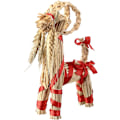 Miniatyrbilde 1 av 4: Julebukk i halm - Skandinavisk julepynt i halm - Geit - Julegeit - Halm ornament - Svensk for jul - Hjem - Utendørs - Bursdagsfest