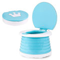 Miniatyrbillede 1 af 5: Børnefoldbar Toilet Bærbar Foldbar Toiletklap Drenge/piger blue