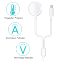 Pikkukuva 2 / 5: Apple Watch S1/S2/S3/S4/S5/S6/S7/S8/SE/Ultra yhteensopiva magneettinen latauskaapeli