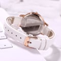 Miniatyrbillede 4 af 5: Dameure med læderrem - Luksus kvartsure - Vandtætte moderigtige kreative armbåndsure til kvinder og piger
