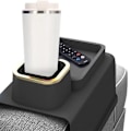 Miniatyrbillede 1 af 5: Kopholder til sofa, kopholder til sofa i silikone, der ikke spilder, sort