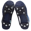 Miniatyrbillede 3 af 3: 8 Spidser Anti-Skrid Sikkerhedssko Spikes Crampon Anti-Is På Sko Slip (2 Par, Sort)