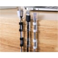 Miniatyrbilde 5 av 5: Kabelholder Smart - Transparent og Selvklebende 40 Pakning