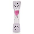 Miniatyrbillede 3 af 5: 3-pak børnetandbørstetimer, 2 minutters smiley timeglas, timeglas