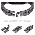 Miniatyrbild 3 av 5: Kompatibel med Apple Watch-armband 38 mm 40 mm 41 mm, damarmband med kristalldiamant, ersättningsarmband för iwatch Series black 38/40/41MM