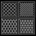 Pikkukuva 1 / 5: DIY 4 kpl Akryyli Sashiko Sapluuna Risti Akryyli Kirjontatyökalu Piirustusviiva Malli Käsi Tikkaus ja Kirjonta 2,5 mm Paksu
