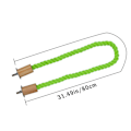 Miniatyrbillede 5 af 5: 2 stk. Fugletov Perch Swing, Fuglebur Stang Stang, 80 cm