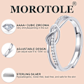 Miniatyrbild 2 av 5: Sterling Silver  Forever Linked ring för mors dag-presenter