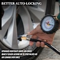Miniatyrbillede 2 af 5: Dæk Luft Chuck med Klips Adapter 2 Stk Luft Chuck Dæk Inflator Kompressor Pumpe Forbinde Heavy Duty Messing Låsning Dæk Inflator Luft Chuck