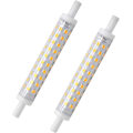 Miniatyrbillede 1 af 5: 2 stk. R7s LED-pærer, 118 mm, varm hvid, 3000K 230V AC