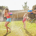 Miniatyrbillede 6 af 7: Vandpistoler 2 Pak Vandpistol til Børn Super Soaker Sprøjte Blå Pink 300ml Små Vandpistoler Svømme Legetøj til Sommer Strand 2pcs